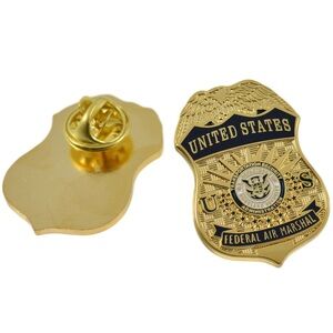 United States US Federal Air Marshal TSA New York Badge Pin